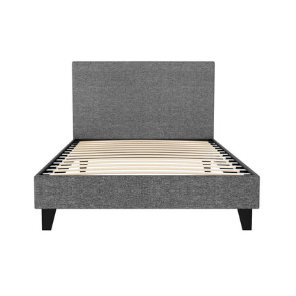 Artiss Bed Frame King Single Size Grey NEO.