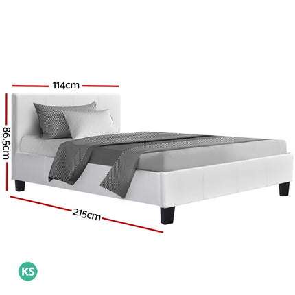 Artiss Bed Head Headboard Double Velvet - VELA Grey.