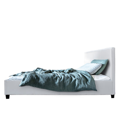 Artiss Bed Head Headboard Double Velvet - VELA Grey.