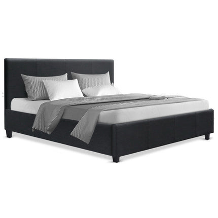 Artiss Bed Frame Queen Size Charcoal NEO.