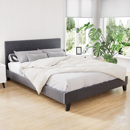 Artiss Bed Frame Queen Size Charcoal NEO.