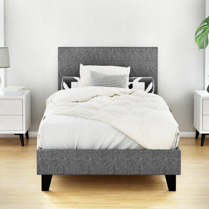 Artiss Bed Frame Single Size Grey NEO.