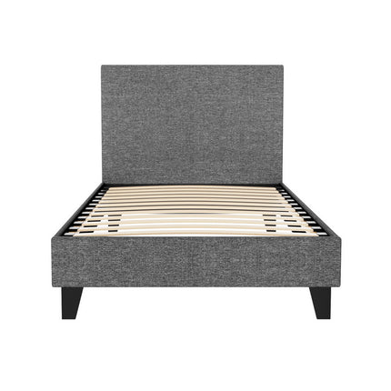 Artiss Bed Frame Single Size Grey NEO.