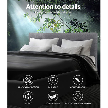 Artiss Bed Frame Double Size Grey VANKE.