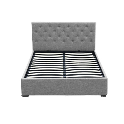 Artiss Bed Frame Double Size Gas Lift Grey VILA.