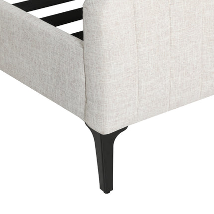 Artiss Bed Frame Queen Size Beige AMMY.