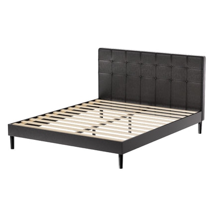 Artiss Bed Frame Queen Size Beige AMMY.