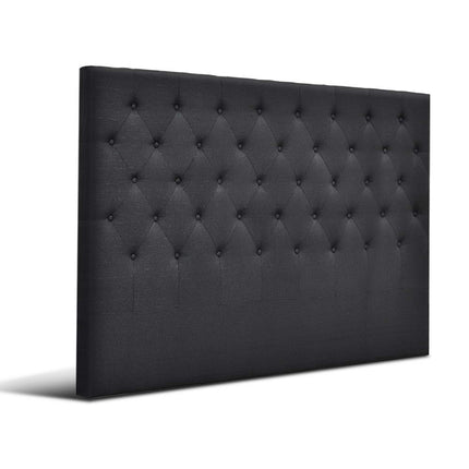 Artiss Bed Head Headboard King Size Fabric - CAPPI Charcoal.