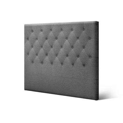 Artiss Bed Head Headboard King Single Size Fabric - CAPPI Grey.