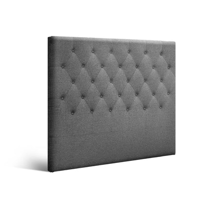Artiss Bed Head Headboard King Single Size Fabric - CAPPI Grey.