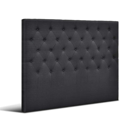 Artiss Bed Head Headboard Queen Size Fabric - CAPPI Charcoal.