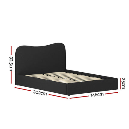 Artiss Bed Frame Double Size Boucle DARA.