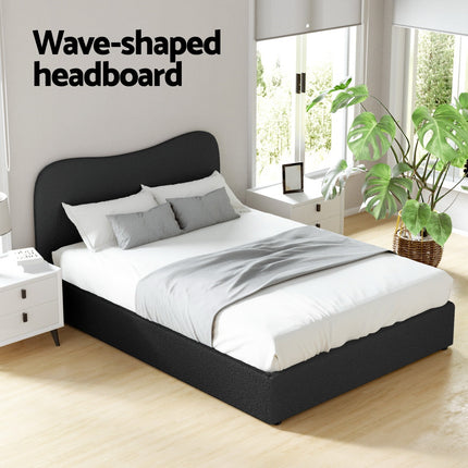 Artiss Bed Frame Double Size Boucle DARA.