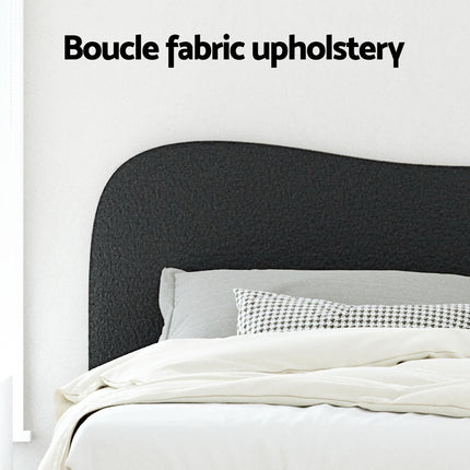 Artiss Bed Frame King Size Boucle DARA.
