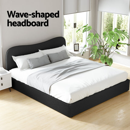 Artiss Bed Frame King Size Boucle DARA.