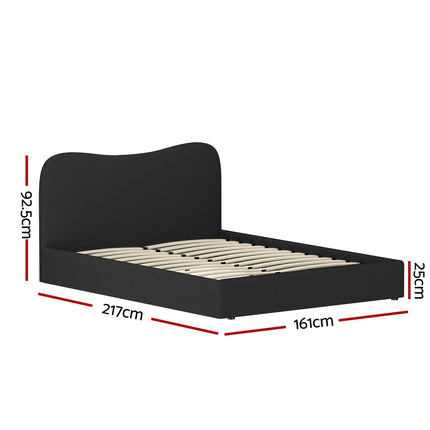 Artiss Bed Frame Queen Size Boucle DARA.