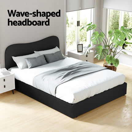Artiss Bed Frame Queen Size Boucle DARA.