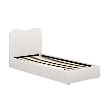Artiss Bed Frame Single Size Boucle DARA.