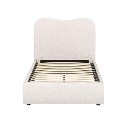 Artiss Bed Frame Single Size Boucle DARA.