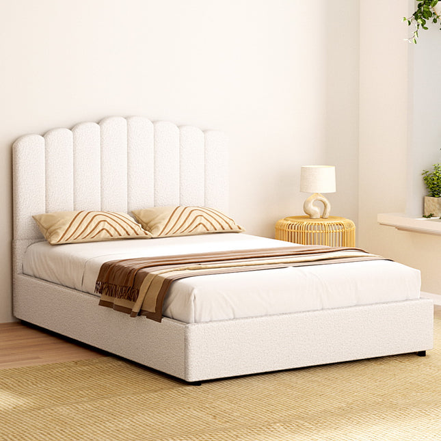 Artiss Bed Frame Double Size Boucle FION.