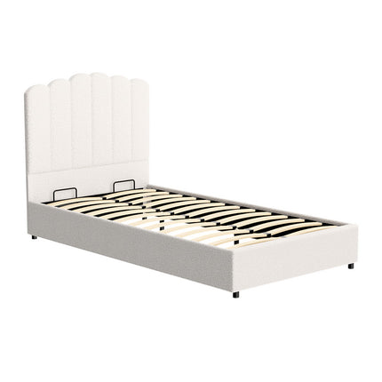 Artiss Bed Frame King Single Size Boucle FION.