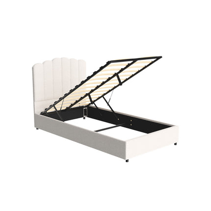 Artiss Bed Frame King Single Size Boucle FION.
