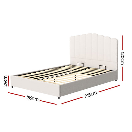 Artiss Bed Frame Queen Size Boucle FION.