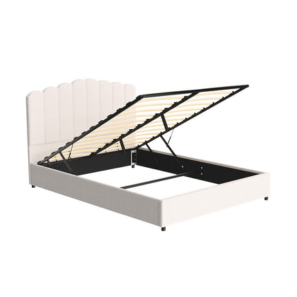Artiss Bed Frame Queen Size Boucle FION.