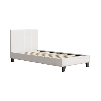 Artiss Bed Frame Single Size Boucle NEO.