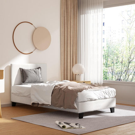 Artiss Bed Frame Single Size Boucle NEO.