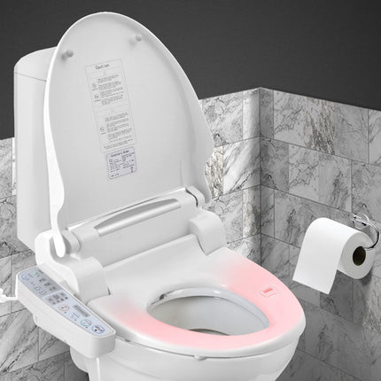 Cefito Electric Bidet Toilet Seat Cover Auto Smart Water Wash Dry Panel Control.