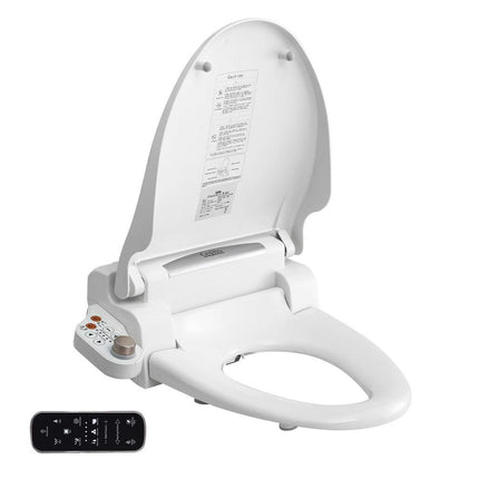 Cefito Electric Bidet Toilet Seat Cover LED Night Light Heated Seat with Remote.