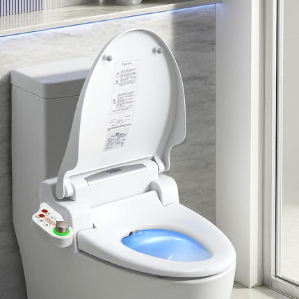 Cefito Electric Bidet Toilet Seat Cover LED Night Light Heated Seat with Remote.