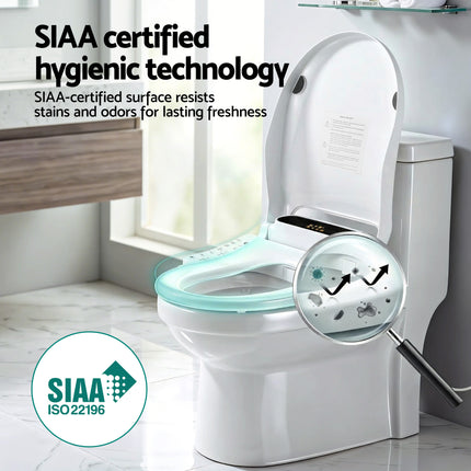 Cefito Smart Electric Bidet Toilet Seat LED Display Heated Dryer WaterMark.