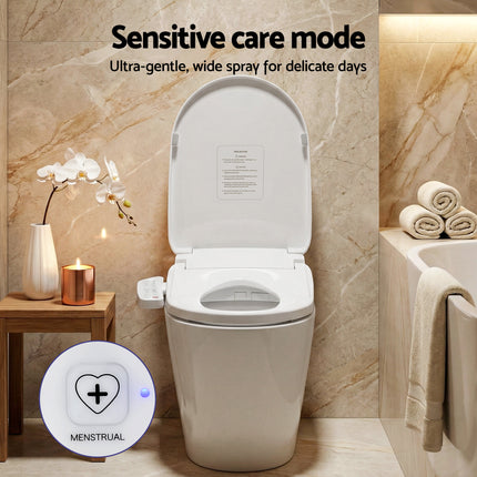 Cefito Electric Bidet Toilet Seat Cover Heated Warm Water Dryer LED Night Light.