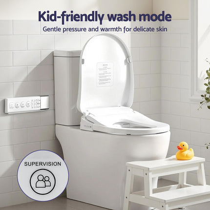 Cefito Smart Electric Bidet Toilet Seat Wireless Remote Heated Dryer Auto Wash.