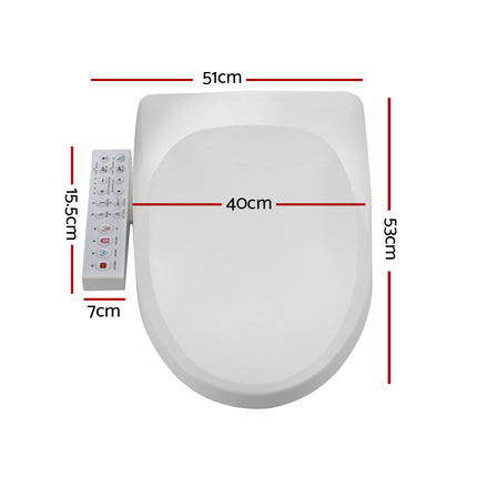 Cefito Electric Bidet Toilet Seat Cover Bathroom Spray Water Wash V Shape.