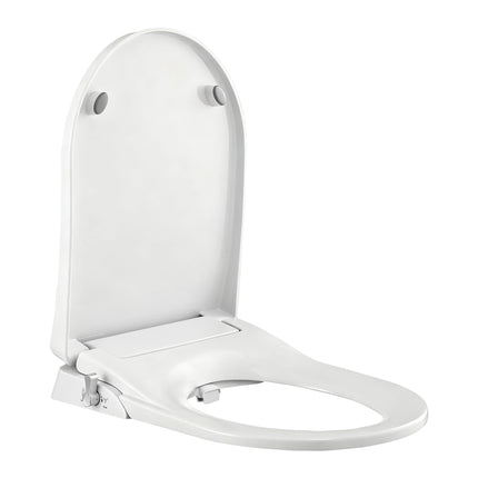 Cefito Non Electric Bidet Toilet Seat D-Shape Dual Nozzle Soft Close WaterMark DIY.