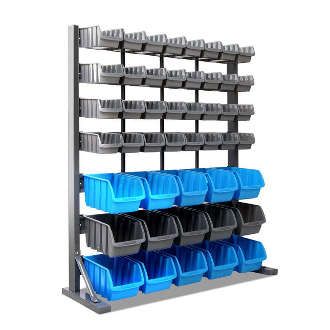 Giantz 47 Storage Bin Rack Free Stand Steel Stand.