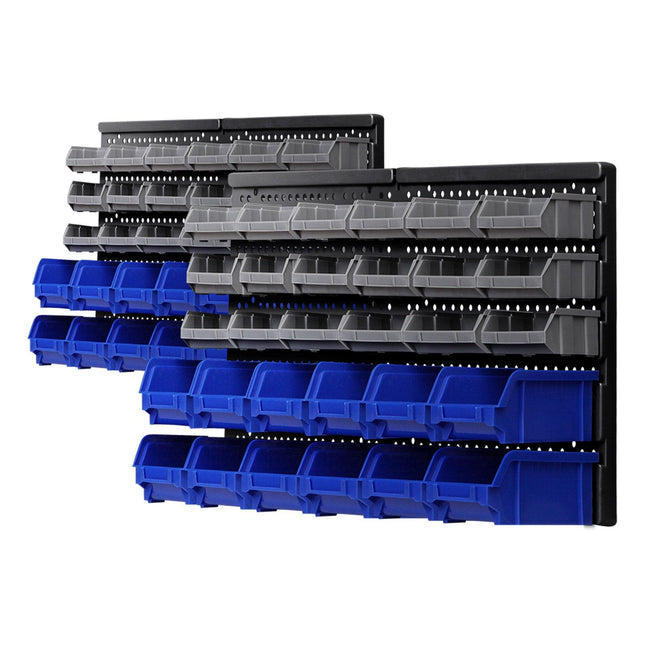 Giantz 60 Storage Bin Rack Wall Mounted.