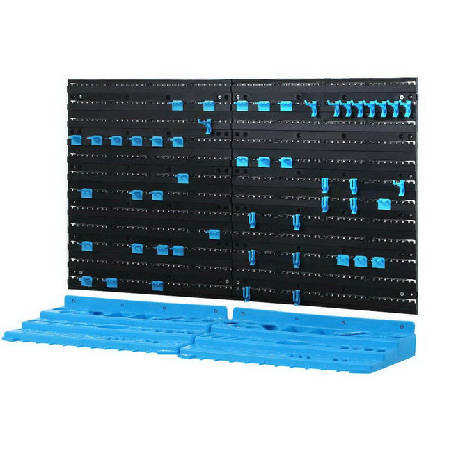Giantz 54 Storage Bin Rack Wall Mounted Tools.
