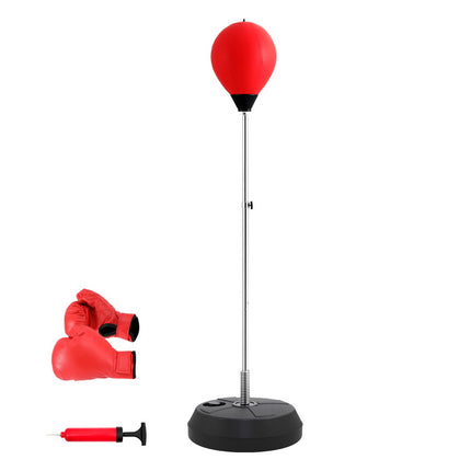 Everfit Adult Punching Bag Stand 150cm Adjustable Freestanding with Gloves and Pump.