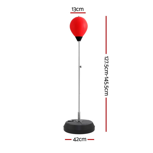 Everfit Adult Punching Bag Stand 150cm Adjustable Freestanding with Gloves and Pump.