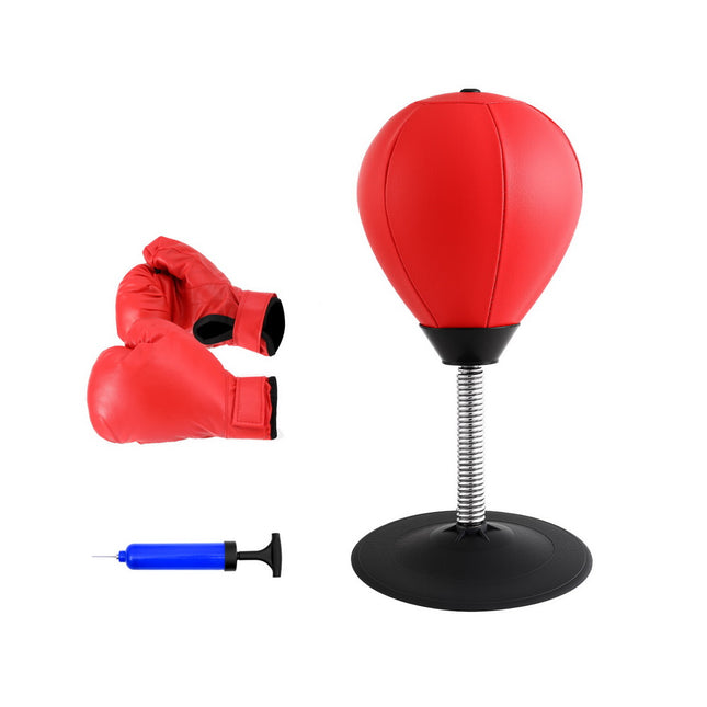 Everfit Desktop Punching Boxing Bag Stand Set with Pump Swivel Speed Balls.