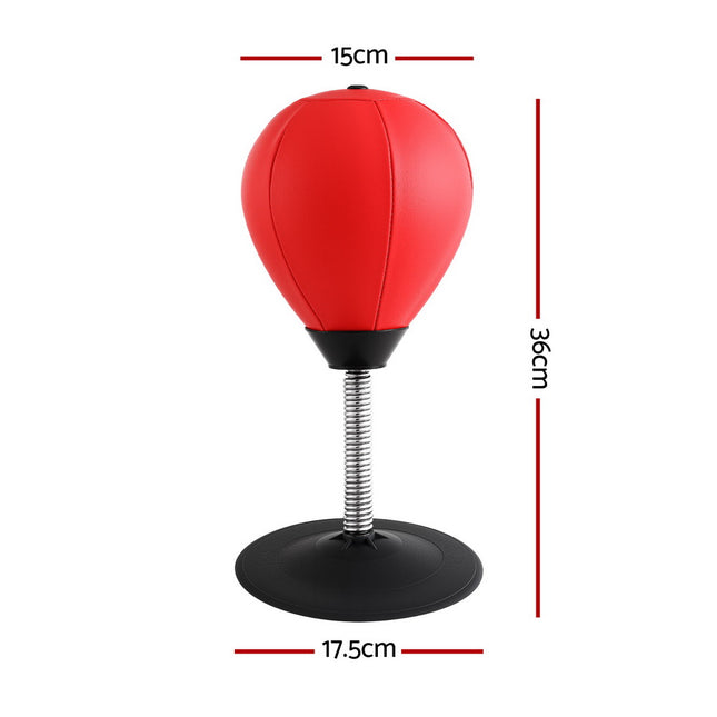 Everfit Desktop Punching Boxing Bag Stand Set with Pump Swivel Speed Balls.
