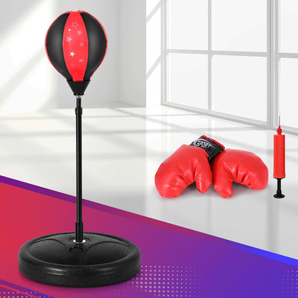 Everfit Punching Boxing Bag Stand Set Gloves with Pump Height Adjustable.