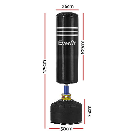 Everfit Boxing Punching Bag Stand 175CM Home Gym Training.