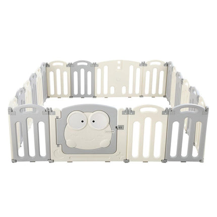 Keezi Baby Playpen 20 Panels Foldable Toddler Fence Safety Play Activity Centre.