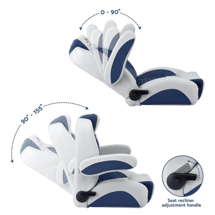 Seamanship Reclining Captain Boat Seat 90°-155° Recline, 19cm Thick Cushion.