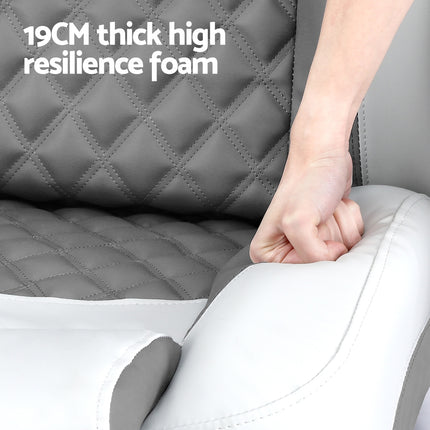 Seamanship Reclining Captain Boat Seat 90°-155° Recline, 19cm Thick Cushion.
